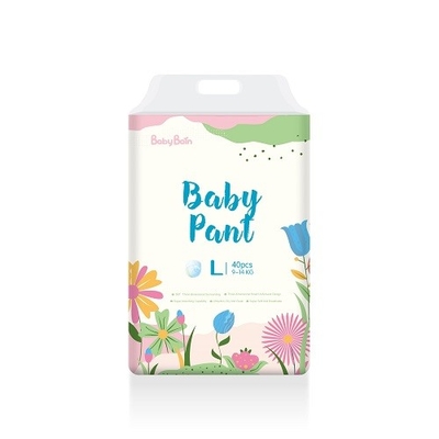 El bebé del algodón del OEM o del ODM levanta los altos pantalones del entrenamiento de la absorción de los pantalones