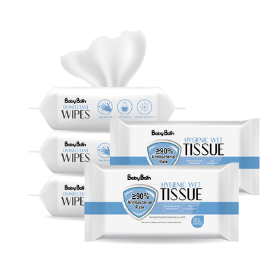 Spunlace no tejido limpia suavemente los trapos disponibles adultos de Coverless de la piel de la cara