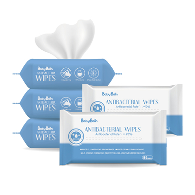 Spunlace no tejido limpia suavemente los trapos disponibles adultos de Coverless de la piel de la cara