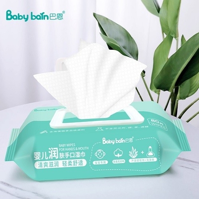Trapos mojados disponibles de la piel del bebé