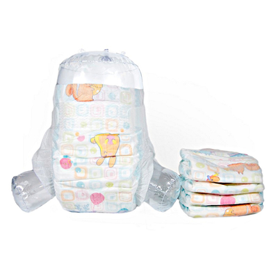 Panales de la noche del bebé de la absorción de apogeo del puño de la pierna de SMMS para la piel sensible