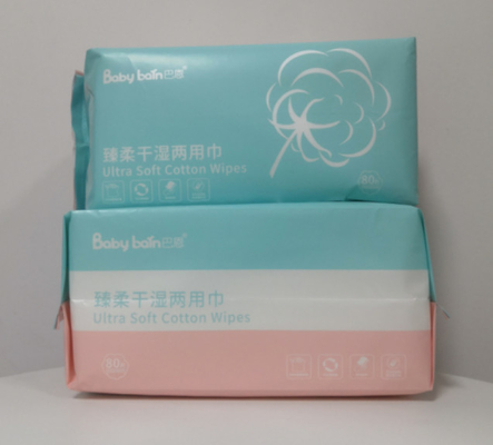 Trapos secos 100% de cara de la toalla del algodón del cosmético del maquillaje disponible de la toalla 80pcs