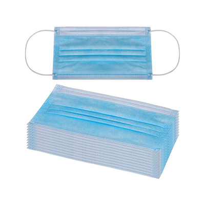 3 blancos azules manejan personal disponible no tejida del solo paquete de la mascarilla