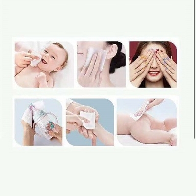 Los trapos secos disponibles no tejidos del algodón para los bebés pelan cuidado