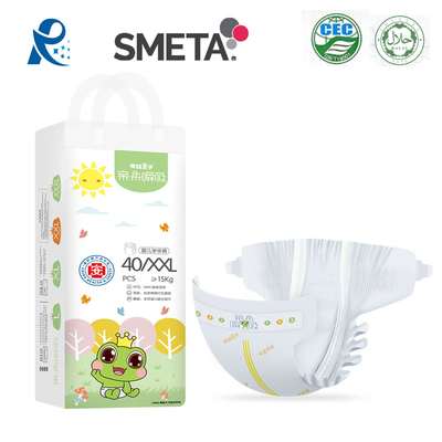 Tela no tejida disponible amistosa de Japón SAP 450x320m m del pañal del bebé de Eco