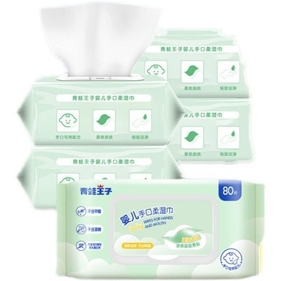 Trapos mojados del algodón disponible ningún papel para usos faciales de los preservativos