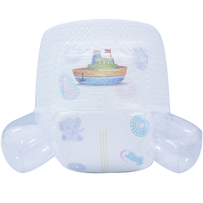 El bebé disponible del OEM levanta los pañales de los pantalones con el canal de la prevención del escape 3D