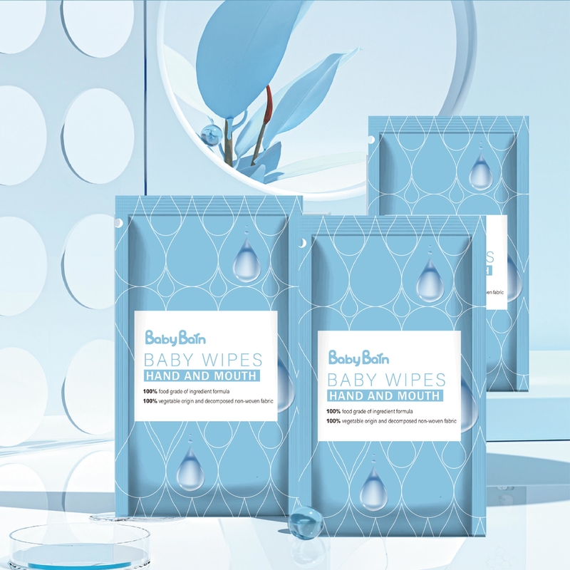 Trapos mojados del 99% del agua del bebé de bambú biodegradable orgánico de la fibra para la piel sensible