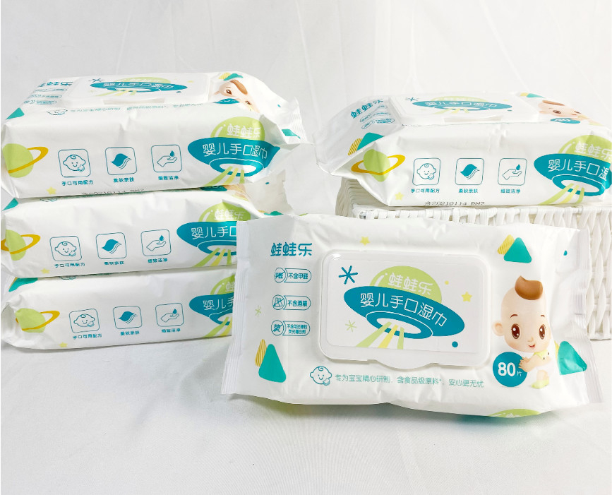 OEM mini toallitas húmedas bolsa portátil 10 piezas toallitas húmedas desechables para niños