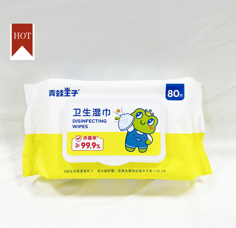 Trapo mojado disponible de la tela no tejida de Spunlace para los adultos de los niños