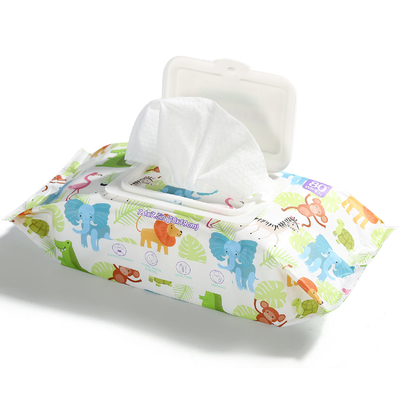 los trapos mojados disponibles no tejidos de Spunlance de la perla 45gsm disminuyen fórmula de las bacterias